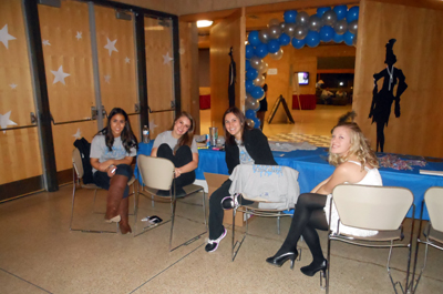 Honors Dance for a Chance greeters
