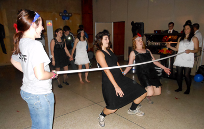 Honors Dance for a Chance limbo