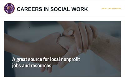Careers in Social Work, A great source for local nonprofit jobs and resources