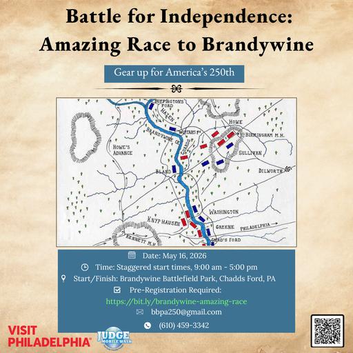 Photo of Brandywine Battlefield map