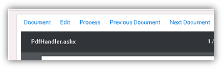Screenshot of opening the document view of pdfhandler.ashx