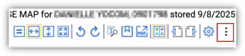 Screenshot of toolbar options with the three dots highlighted