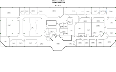 Grad Center Second Floor; please contact the GBC for accessible maps