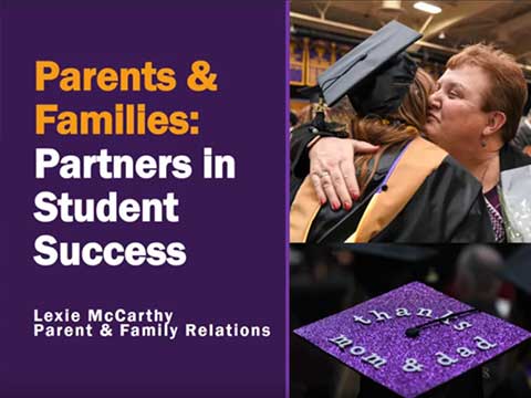 Parent and Family Relations video at WCU