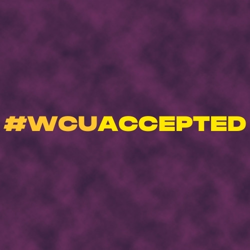 #WCUaccepted hashtag