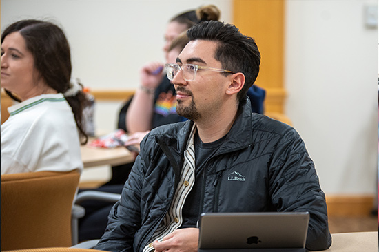 WCU Graduate Student in classroom
