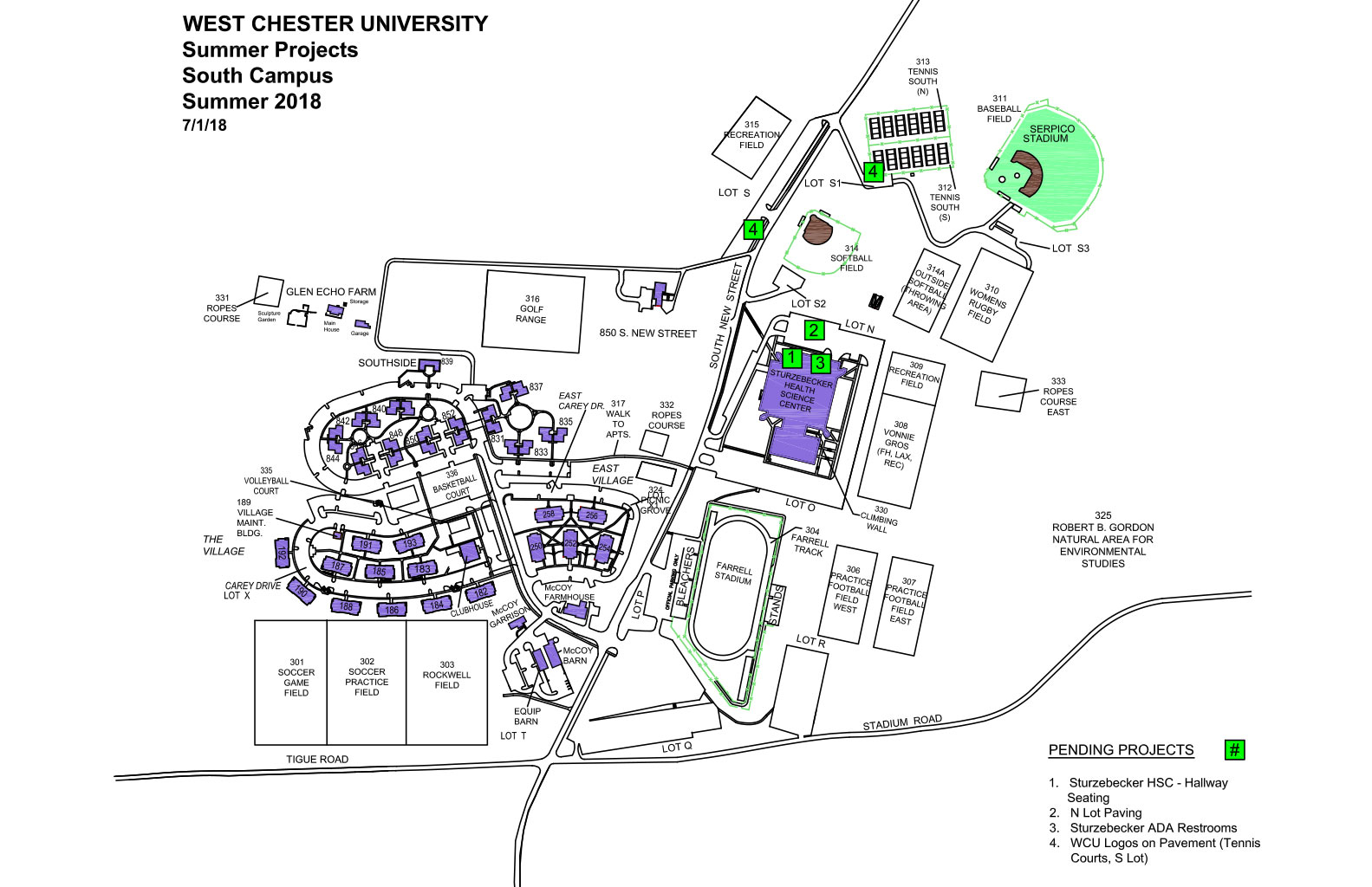 Farrell Stadium West Chester University Seating Chart