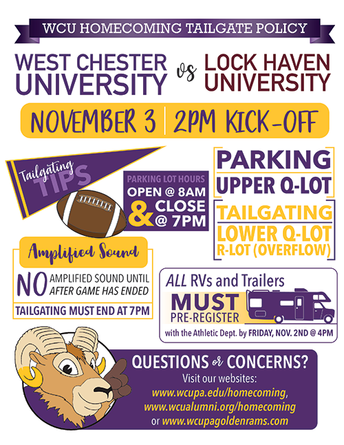 Tailgating Policy West Chester University