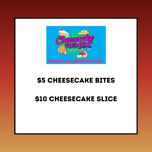 Cheesecake Remix Menu