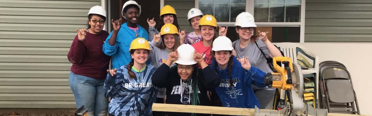 WCU Students serve with Habitat for Humanity in North Carolina