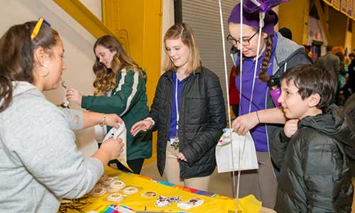 WCU Campus with students