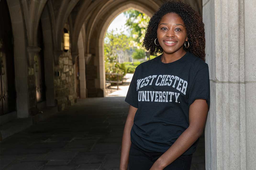 Female Wcu Student posing for picture
