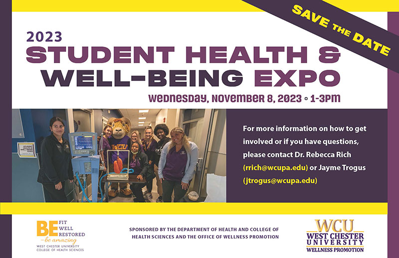Student Health and Well-Being Expo Banner