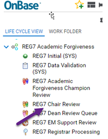 Chair Review of Academic Forgiveness Forms 4