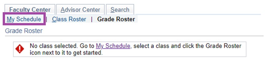 Submitting Grade Roster 3