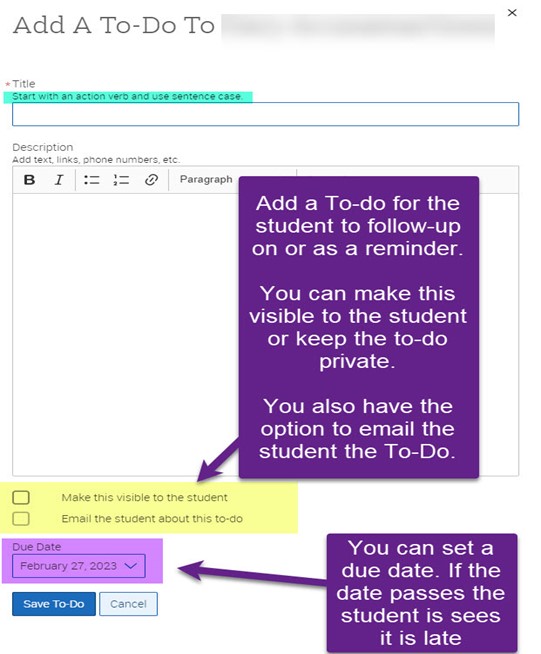 Using a Student Profile to Prepare for Student Meetings 13