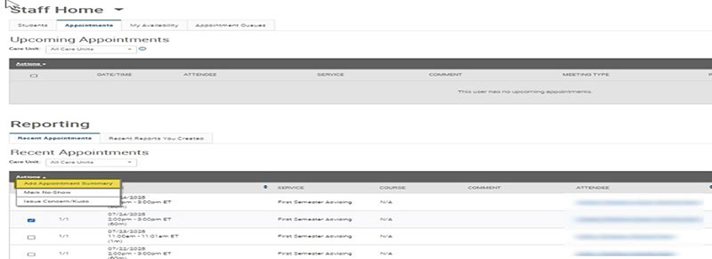 Accessing your Appointment Campaigns 8
