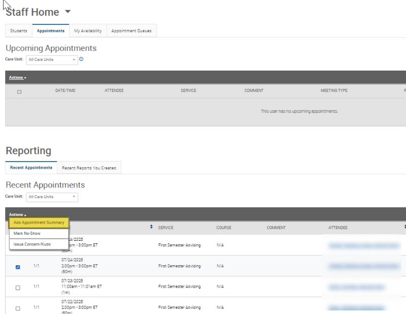 Trac screenshot of system