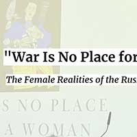 War is no place for women - graphic