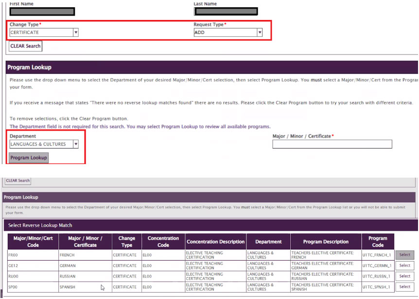 Screenshot of Ramportal