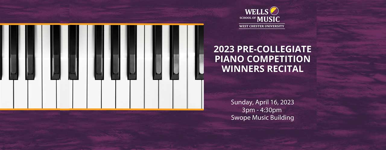 FREE PIANO COMPETITION WINNERS' RECITAL AT WCU'S WELLS SCHOOL OF MUSIC
