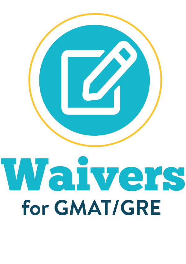waivers for gmat/gre available