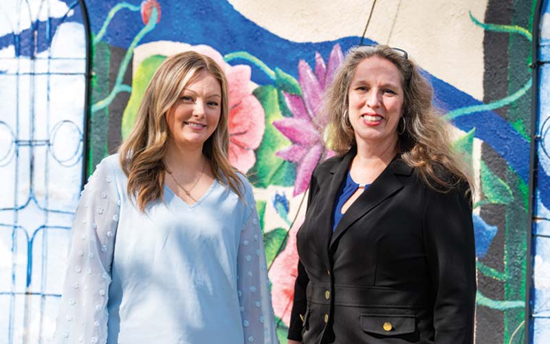 (L-R) Kailee Rivello and Dr. Gerardina Martin