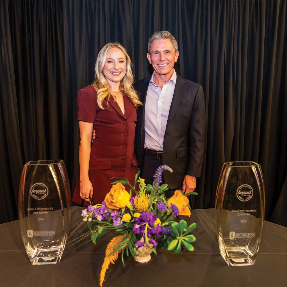 Jacqui Brignola M’21 and John Brignola ’83