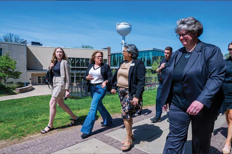 Lori Shapiro, Carolyn Comitta, and Dr. Carrie Rowe Visit WCU