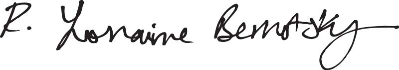 R. Lorraine Bernotsky Signature