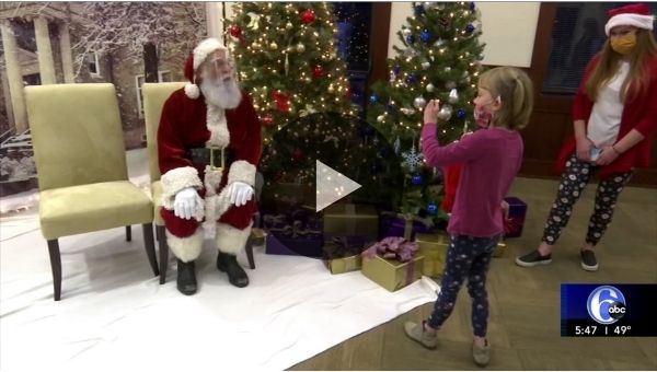 Sensory-friendly santa news coverage