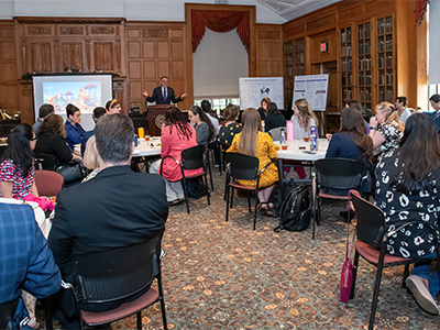 Faculty Mentoring Program 15th Anniversary - Chris Fiorentino speaks to faculty