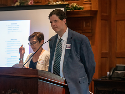 Michelle Blake and Ralph Sorrentino - Current Chairs of the Faculty Mentoring Program