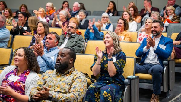 The SECC lecture hall was filled with lots of clapping when the School of Nursing announcement was made. The SECC lecture hall was filled with lots of clapping when the School of Nursing announcement was made.
