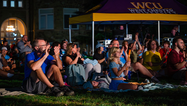 Concert on the Quad audience