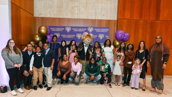 Group shot during the annual Parenting Student Graduation Celebration