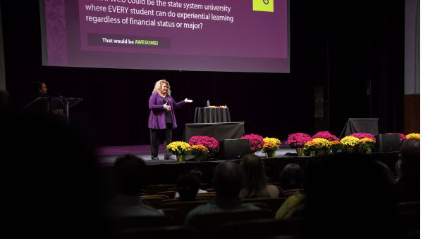 President Bernotsky delivering 2026 Fall Address President Bernotsky delivering 2026 Fall Address