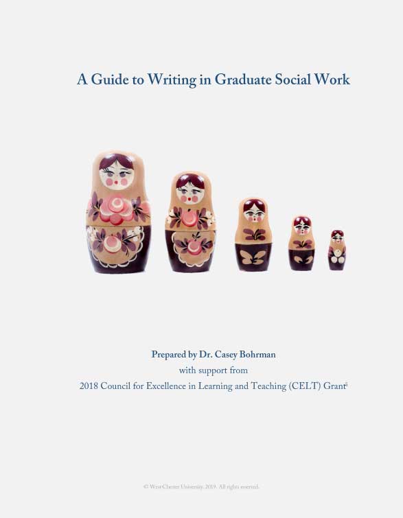 Graduate Social Work Writing Guide
