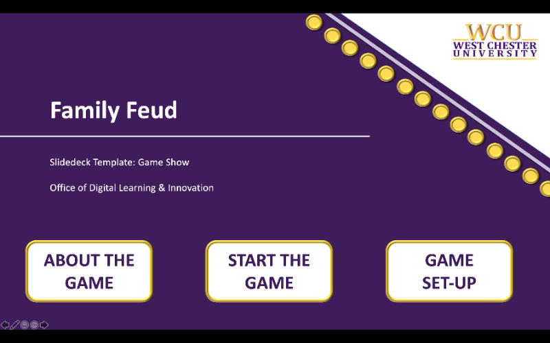 Family Feud Game Title Page