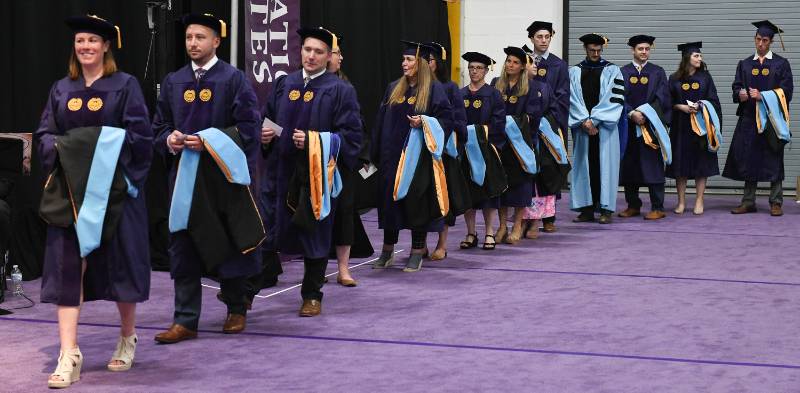 Graduates entering