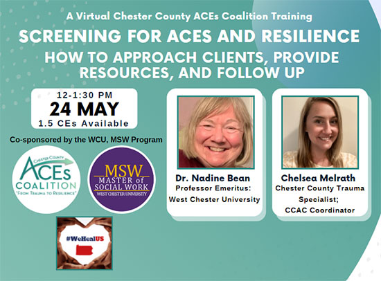 Screening for Aces and Resilence - May 24 - 12-1:30pm