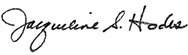 Jacqueline S. Hodes signature