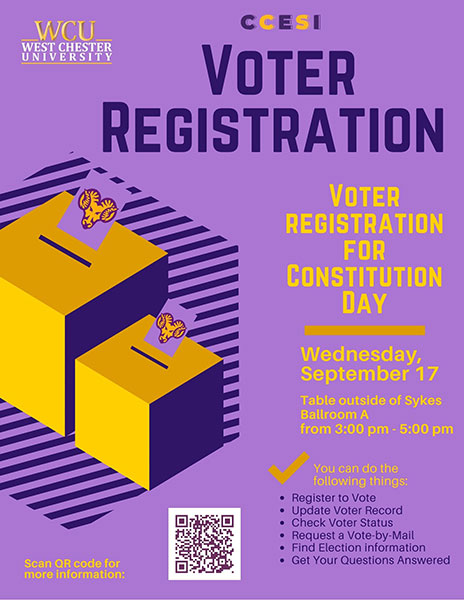 Voter Registration for Constitution Day 2025