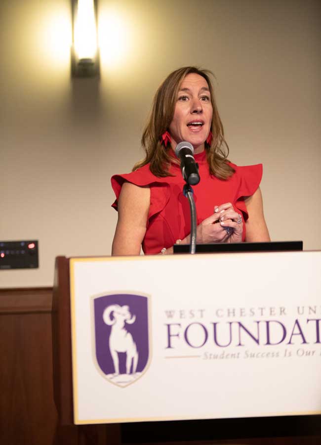 Centennial banquet large photo of WCU students 16