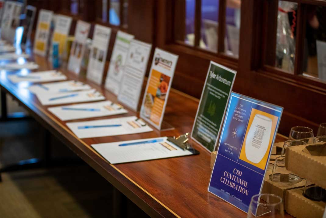 Centennial banquet large photo of WCU students 2