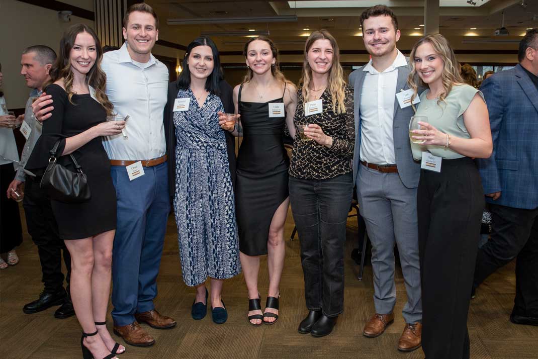Centennial banquet large photo of WCU students 20