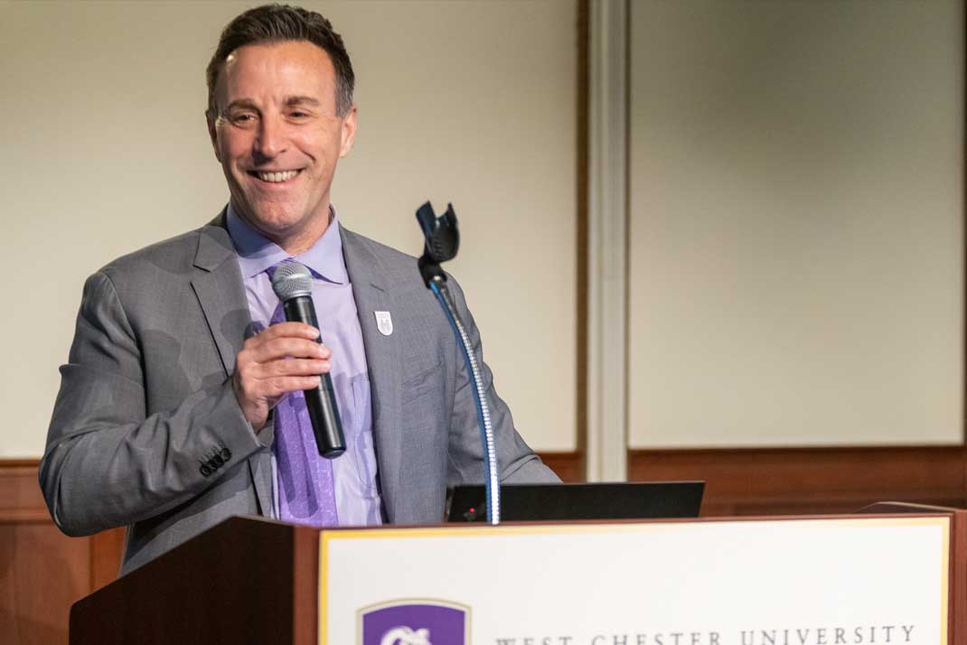 Centennial banquet large photo of WCU students 3