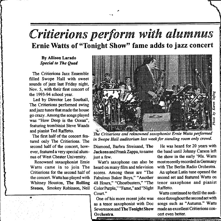 Ernie Watt Quad Article 1993