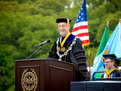 Chris Firorentino at Commencement