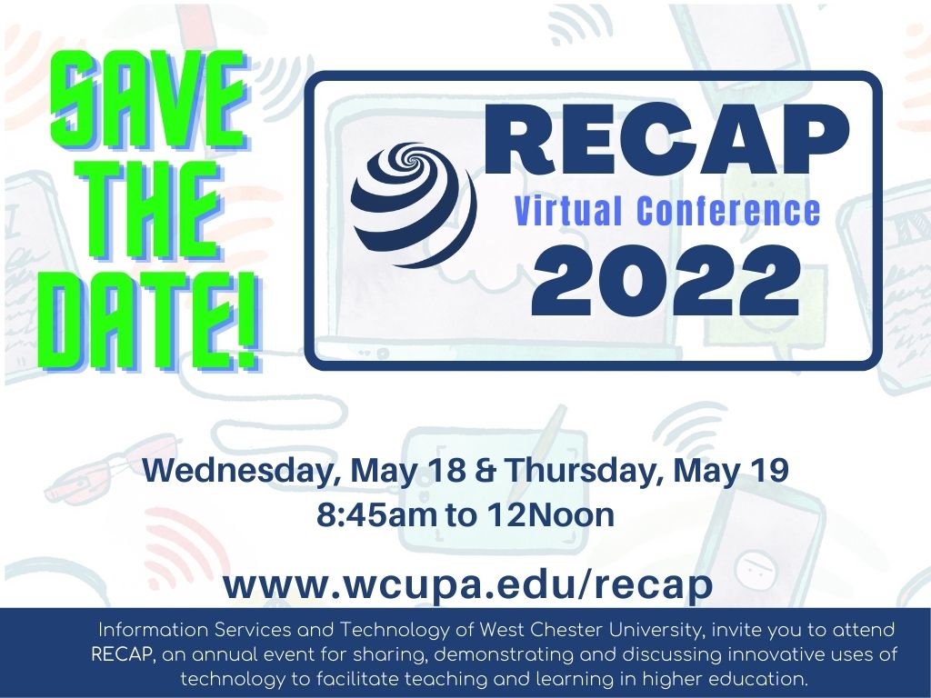 Save the Date - RECAP MAY 18 & 19 2022